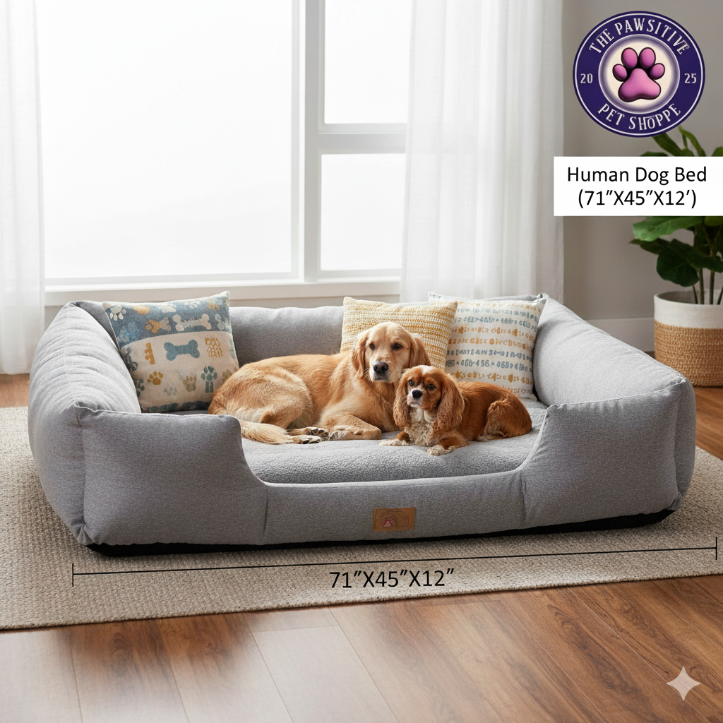 Human Dog Bed (71"X45"X12")