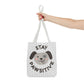 Dog Tote Bag Stay Pawsitive - Customizable