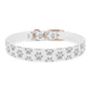 Stylish Dog Collar with Paw Print Design