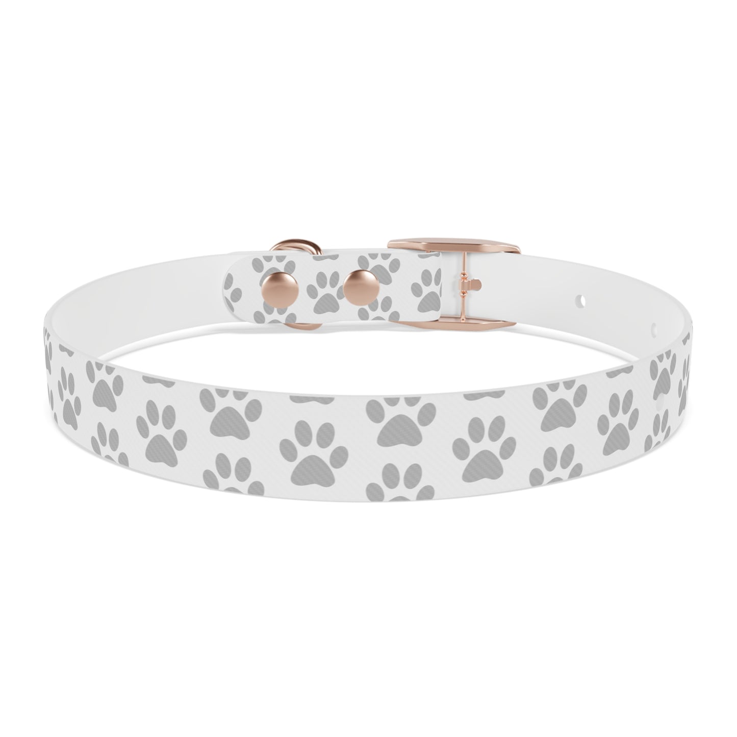 Stylish Dog Collar with Paw Print Design