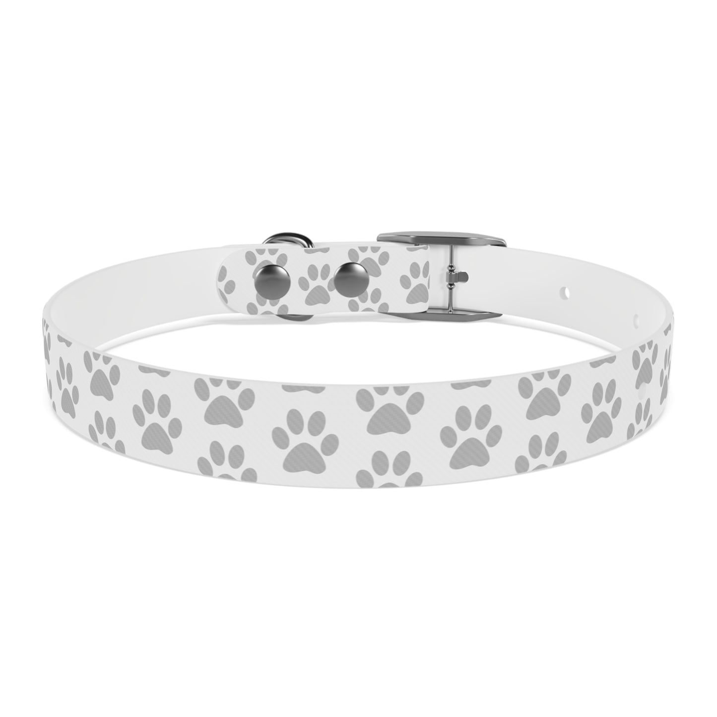 Stylish Dog Collar with Paw Print Design