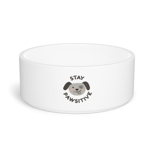 Stay Pawsitive Pet Bowl