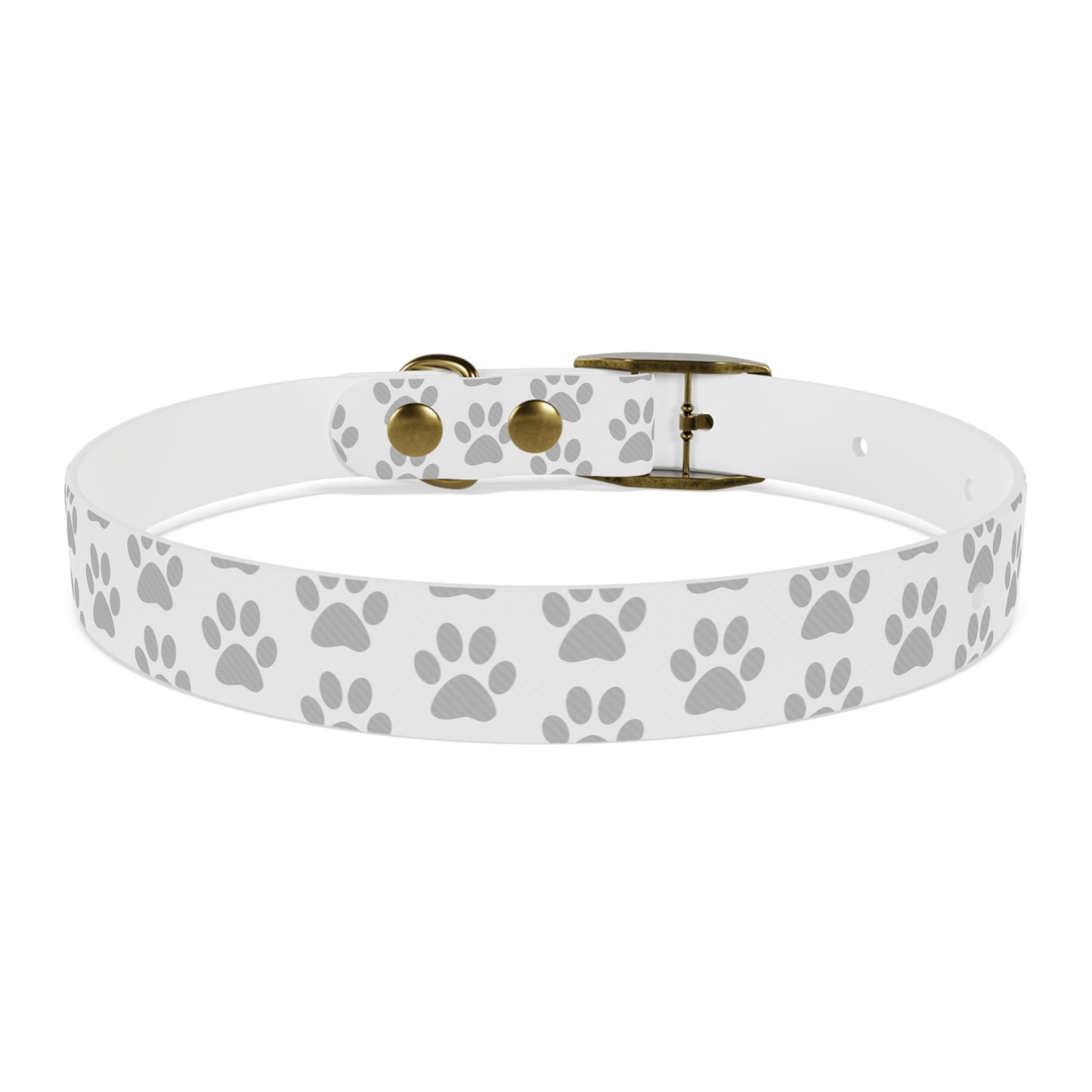 Stylish Dog Collar with Paw Print Design