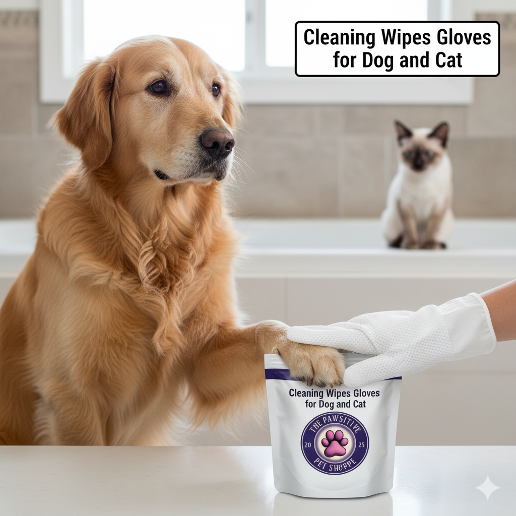 Cleaning Wipes Gloves for Dog and Cat