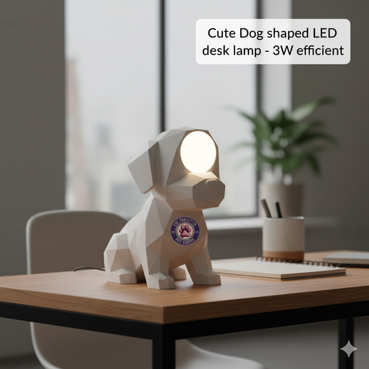 Cute Dog shaped LED desk lamp - 3W efficient