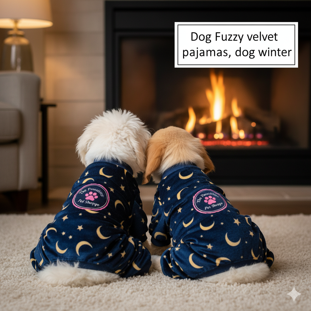 Dog Fuzzy velvet pajamas, dog winter