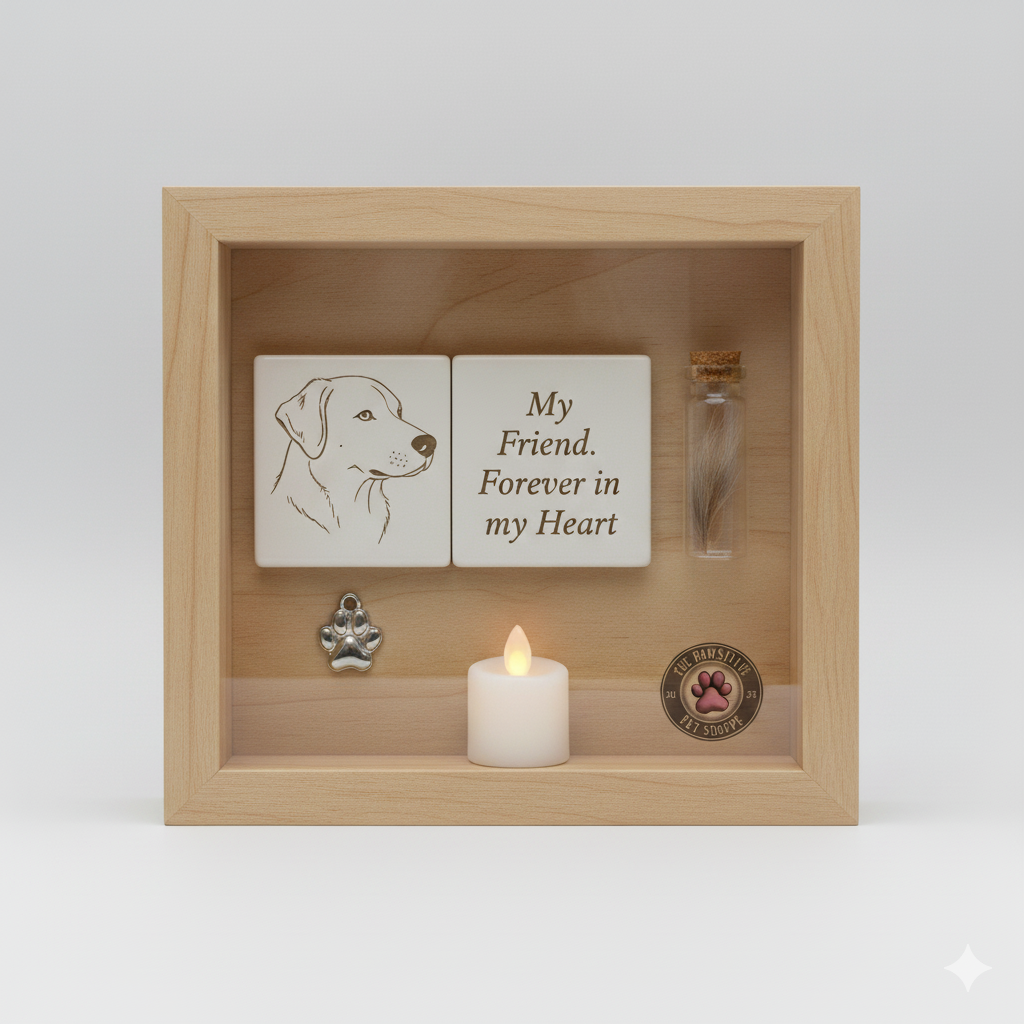 Dog memorial gift for loss of dog, pet memorial