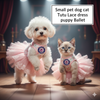 Small pet dog cat Tutu Lace dress puppy Ballet
